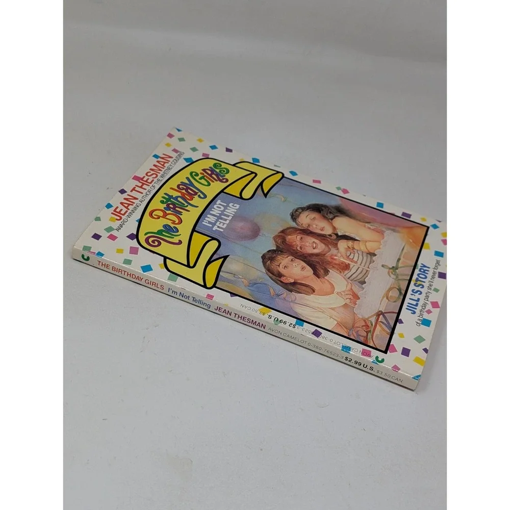 The Birthday Girls I'm Not Telling  by Jean Thesman  YA Book 1992 Avon‎ VTG 90s